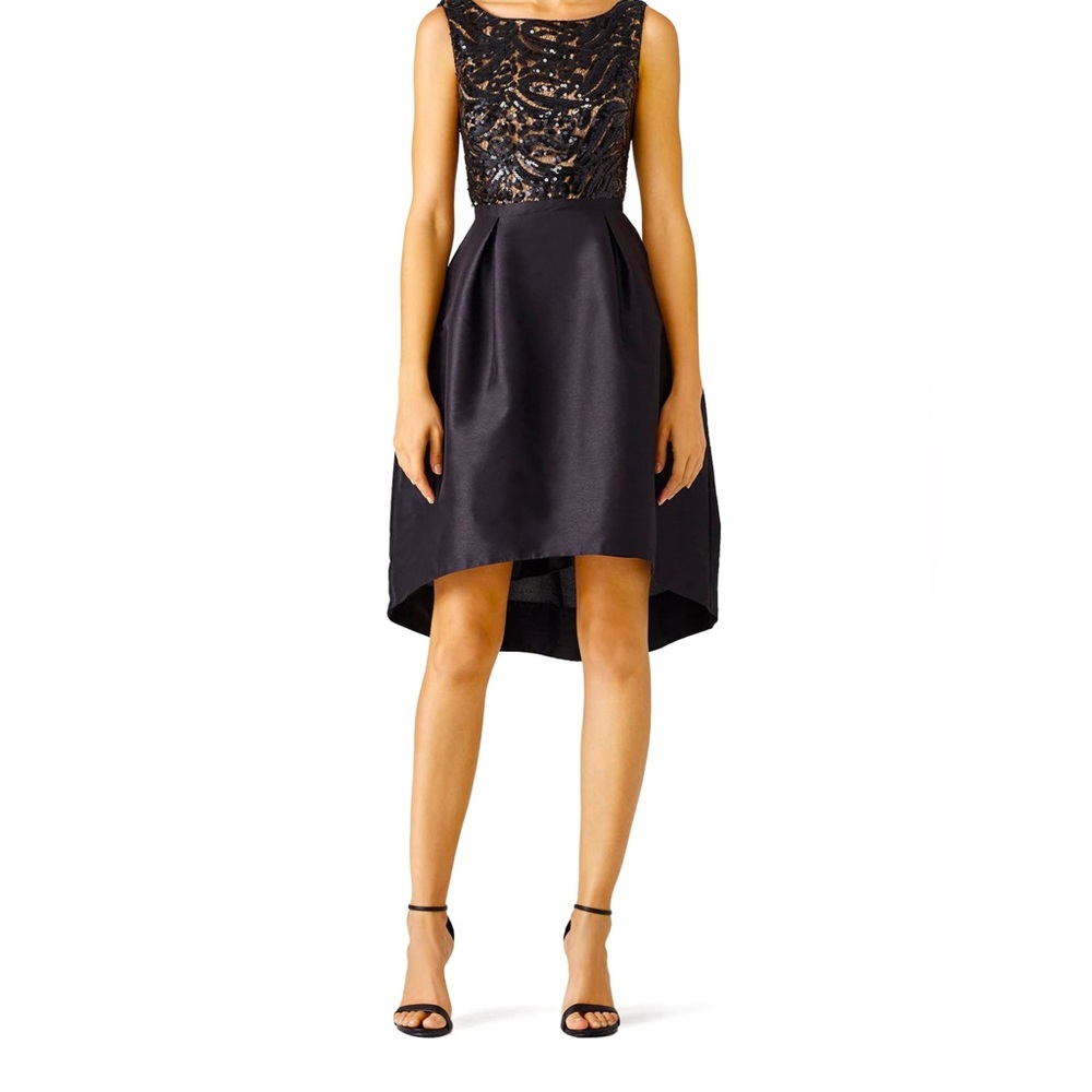 ML Monique Lhuillier illusion cocktail dress. Size 6